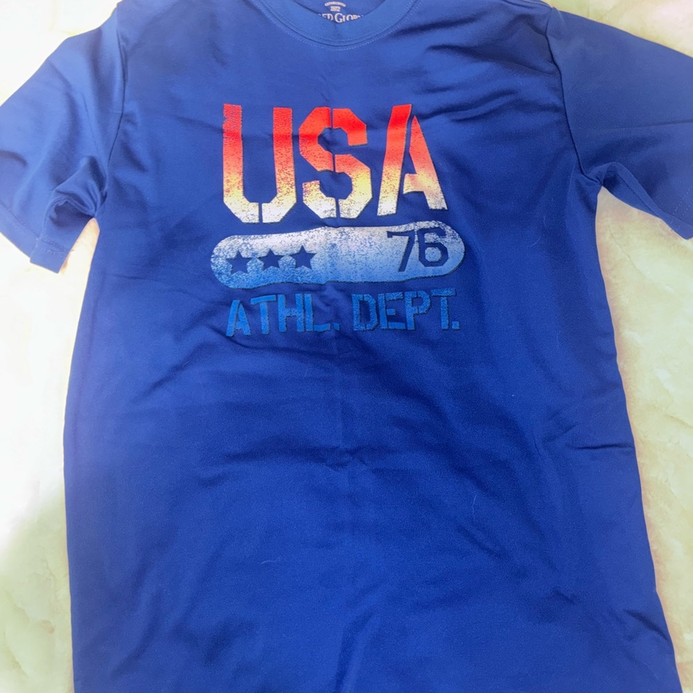 USA Graphic Blue T-Shirt